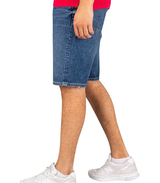 Short droit vintage en jean