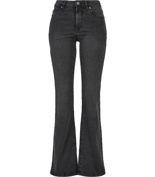 Jeans femme grandes tailles high waist flared