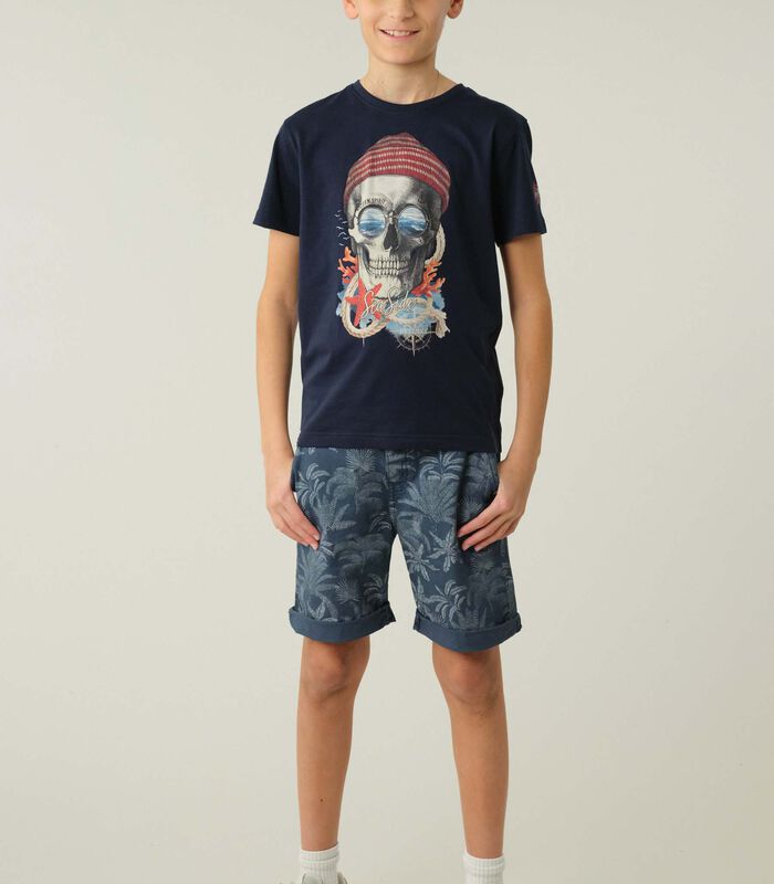 NAUTICA - Jongens t-shirt schedelpatroon nautica image number 1
