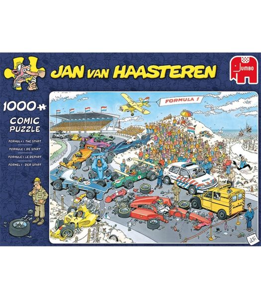 Jan van Haasteren Formule 1, le départ 1000 pièces