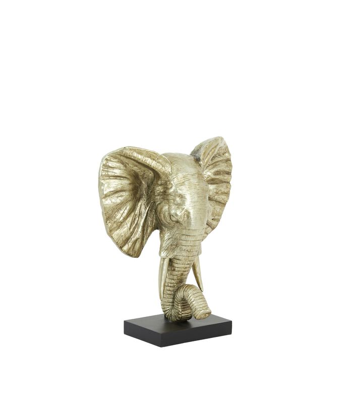 Ornament Elephant - Goud - 30x15x35.5cm image number 2