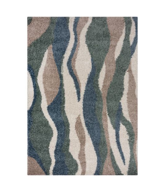 Dikpolig modern woonkamer tapijt STREAMY
