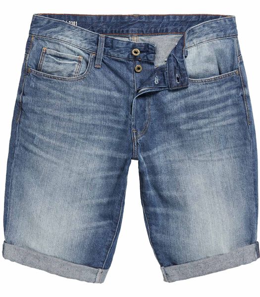 Bermuda-jeans met opgerolde zoom voor heren