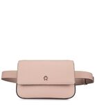 Petit sac de taille cuir Nelly rose image number 0