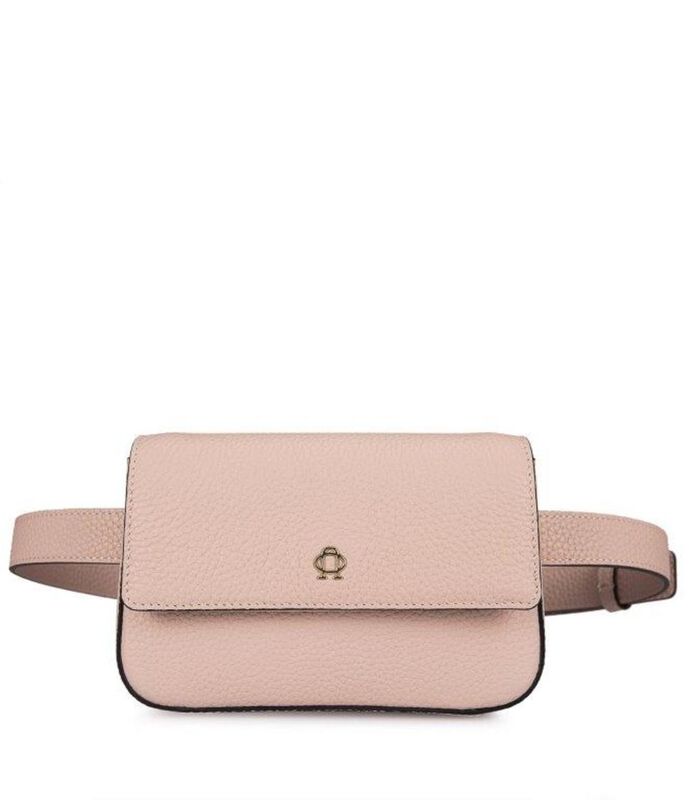 Petit sac de taille cuir Nelly rose image number 0