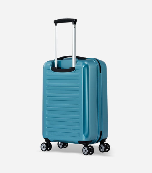 Voyager IX Handbagage Koffer 4 Wielen Blauw