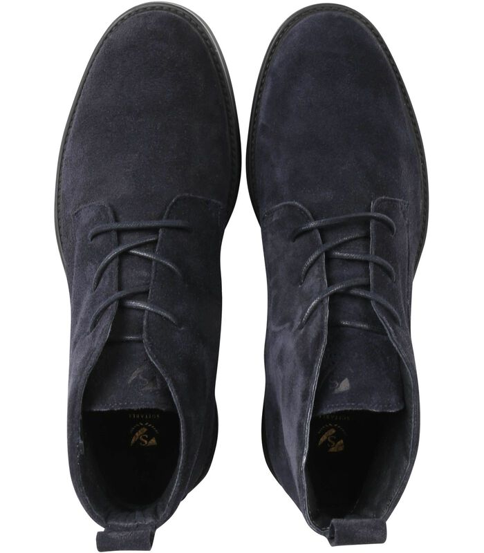Suitable Hobro Chukka Boot Suede Navy image number 2