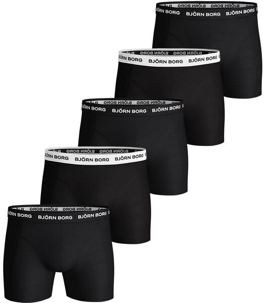 Björn Borg Boxer Shorts 5-Pack Solids
