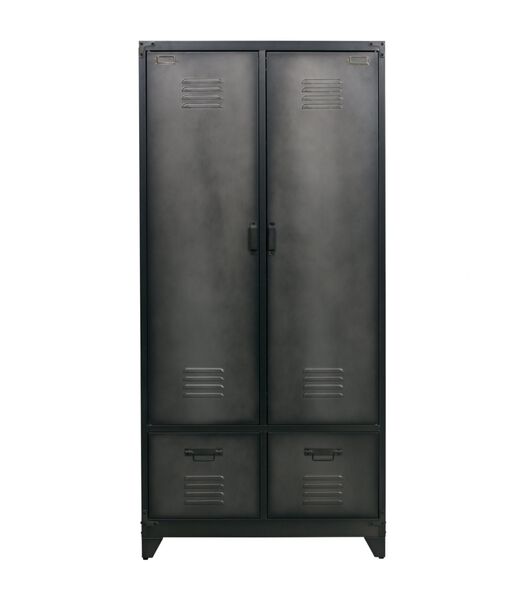 Locker - Metal - Noir - 190x90x50  -