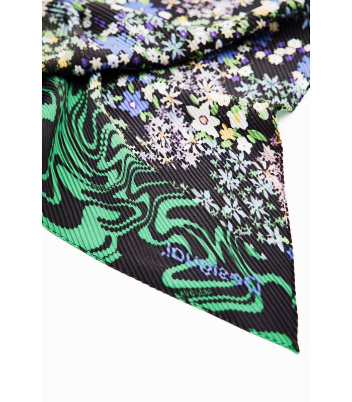 Geplooide vierkante sjaal voor dames image number 1