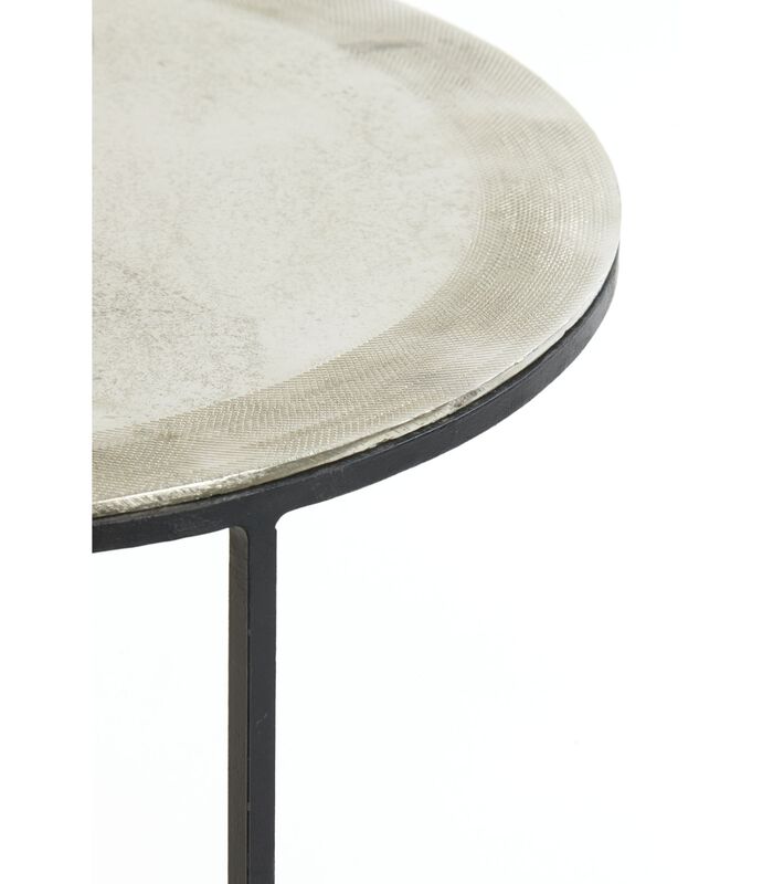 Table D'Appoint Talca - Argent - Ø49+Ø40cm image number 4