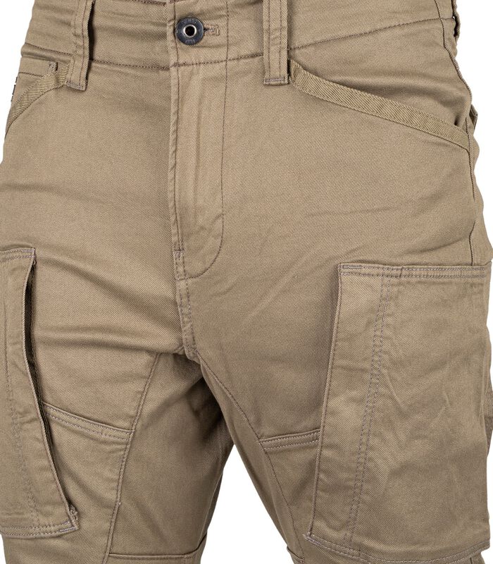 Pantalon cargo skinny 3D avec poche zippée image number 4