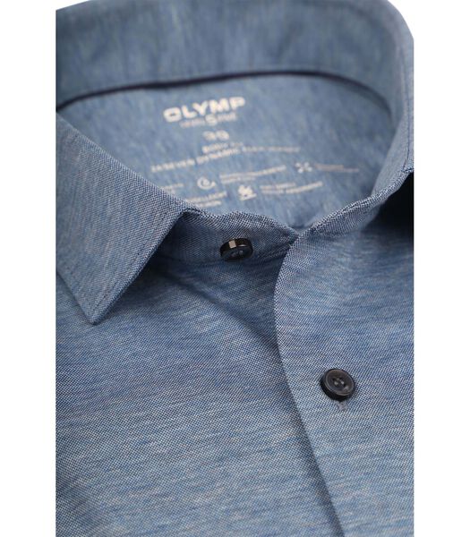OLYMP Shirt Level 5 24/Seven Melange Blue