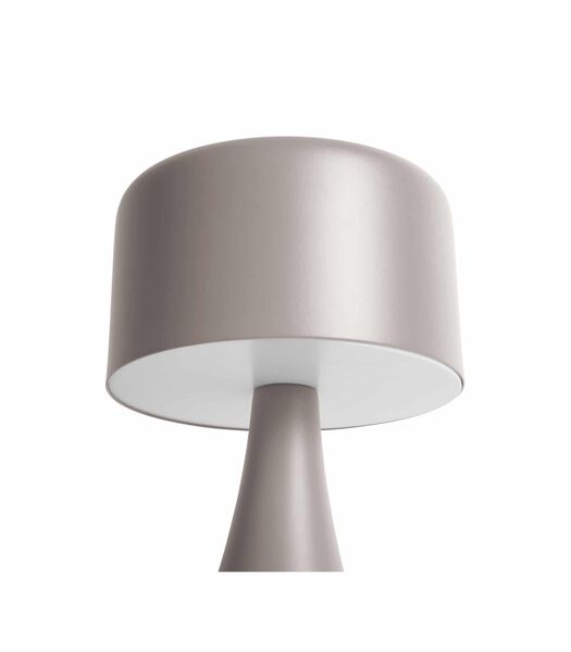 Lampe de Table Nora Led - Gris - 12.5x12.5x21cm