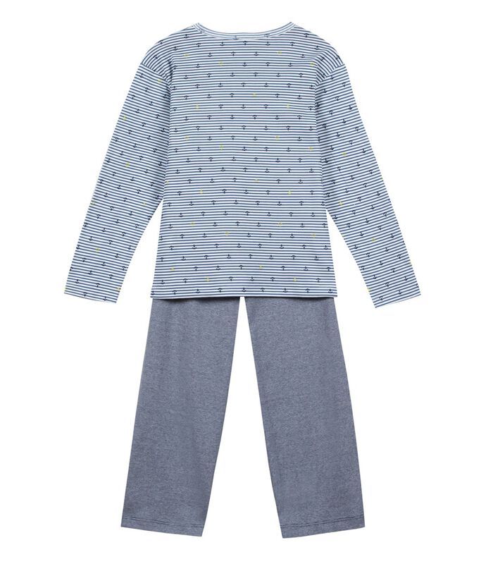 Pyjama manches longues haut avec motif devant image number 1