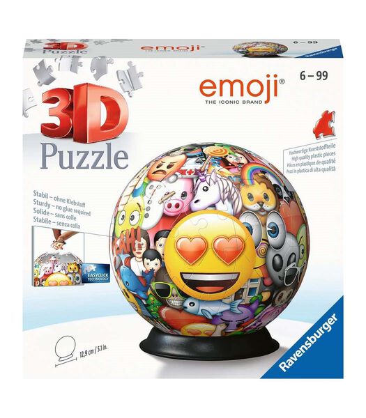 3D Puzzles 72 stukjes Emoji