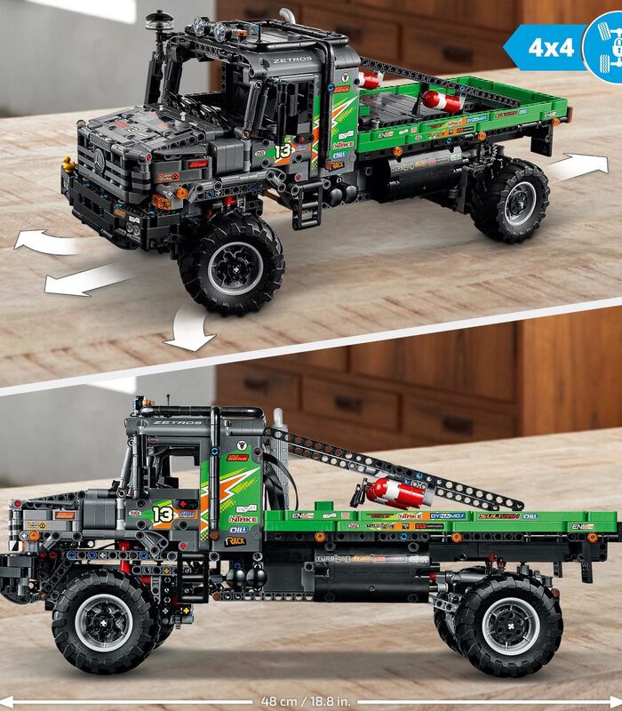 LEGO Technic 4x4 Mercedes-Benz Zetros Trial Truck avec contrôle d'application - 42129 image number 2