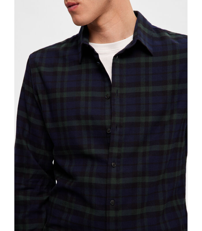 Shirt met lange mouwen Slimowen-Flannel image number 4