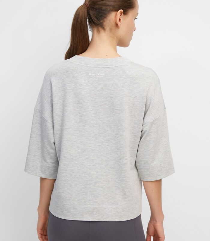 Yoga-sweatshirt met korte mouwen image number 2