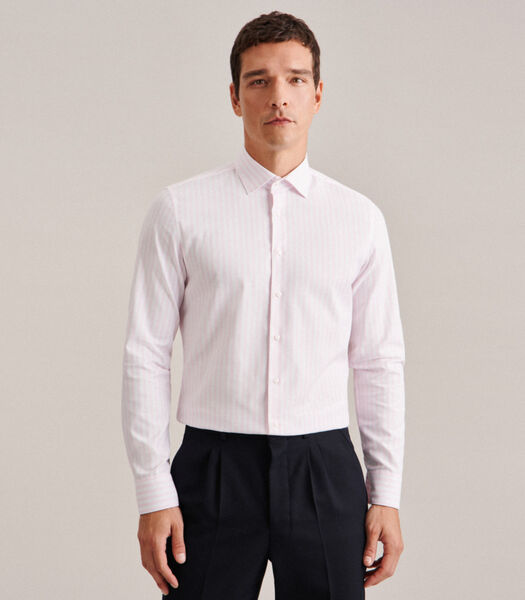 Chemise Business Regular Fit Manche longue A Rayures
