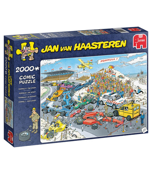 puzzel Jan van Haasteren Formule 1, De Start - 2000 stukjes