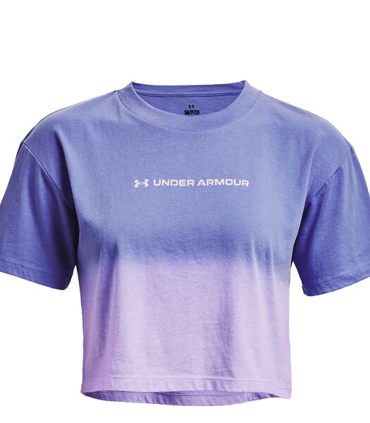 T-Shirt Under Armour Ua Branded Dip Dye Crop Ss