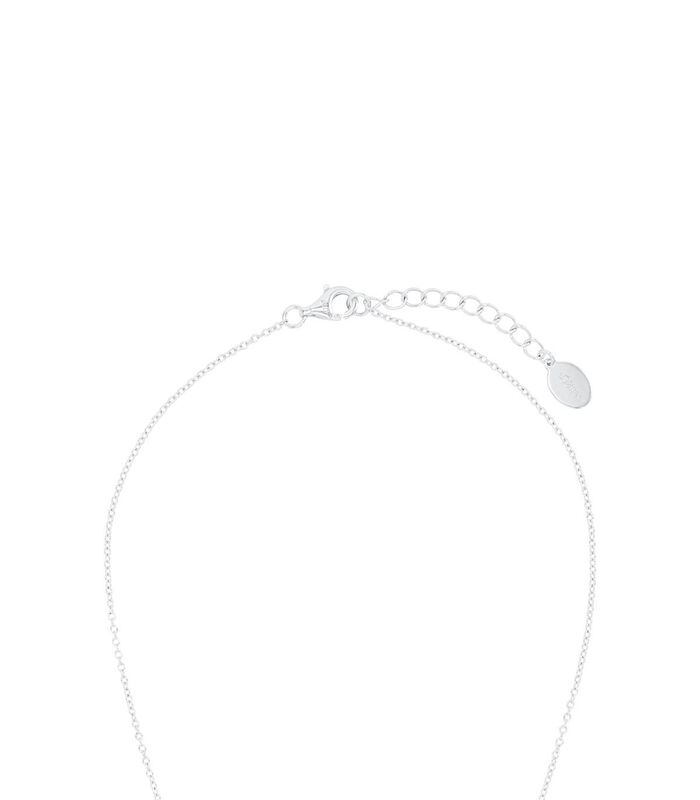 Ketting met hanger voor meisjes, 925 sterling zilver, zirkonia synth. | Hart image number 2