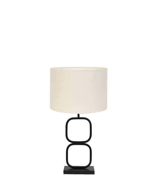 Lampe de table Lutika/Livigno - Noir/Protein - Ø30x67cm