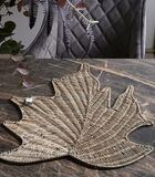 Rustic Rattan Maple Leaf Placemat image number 1