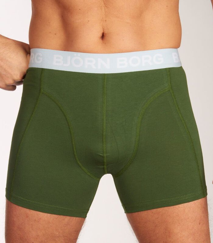 Short 9 pack Cotton Stretch Boxer image number 4
