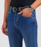 Blauwe jeans in stretch katoen image number 3