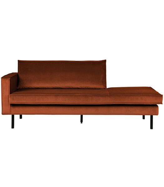Rodeo Daybed Links - Velvet - Roest - 85x203x86