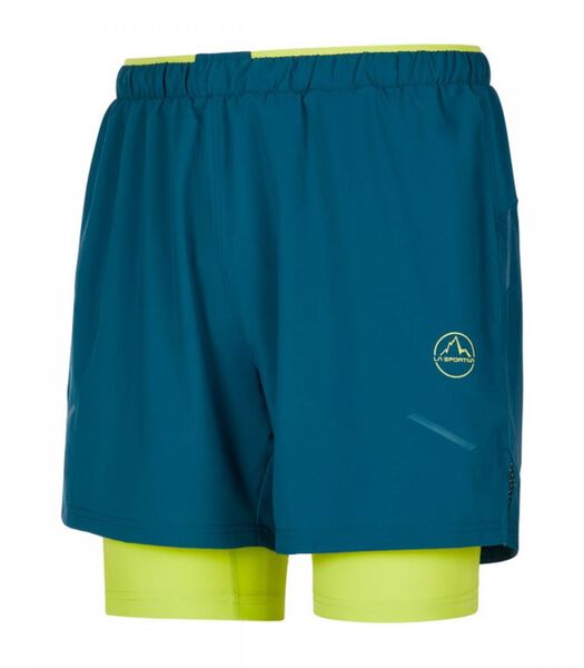 Shorts Trail Bite Homme Storm Blue/Lime Punch