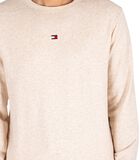 Lounge-sweatshirt met geborduurd logo image number 3