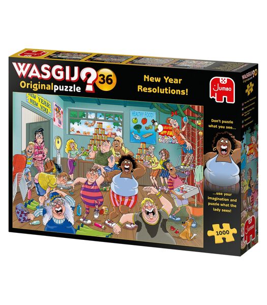puzzel Wasgij Original 36 - Goede Voornemens! 1000 stukjes