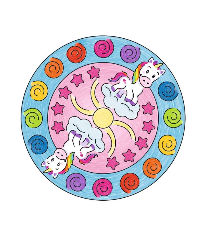 Mini Mandala - Designer Unicorn image number 2