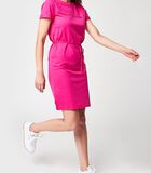 Midi jurken Roze image number 4