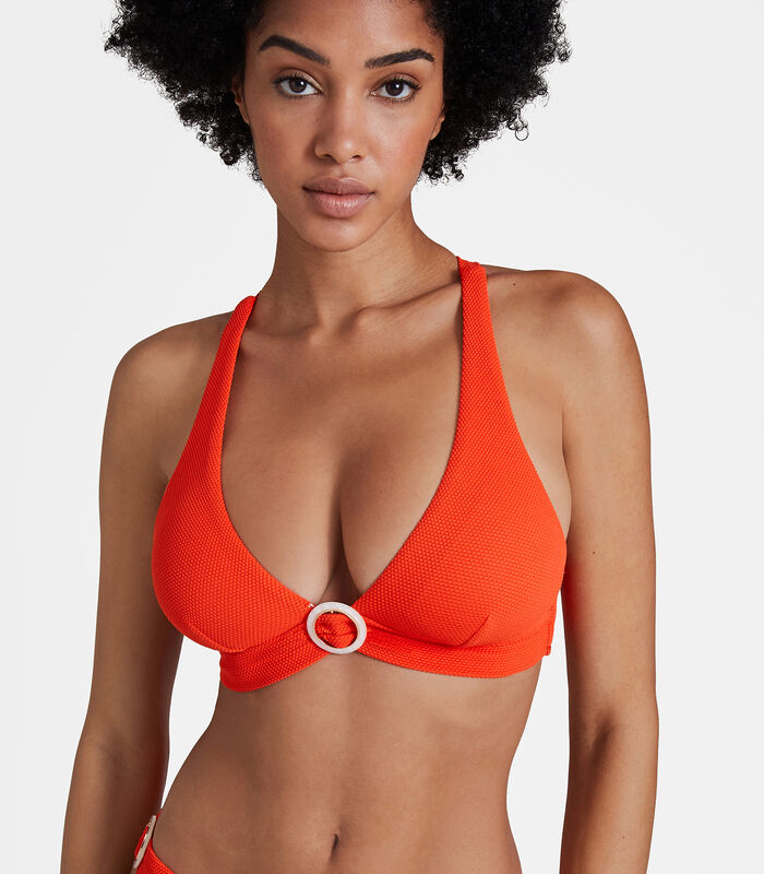 Haut de maillot de bain triangle coques amovibles SUMMER FIZZ Orange image number 1