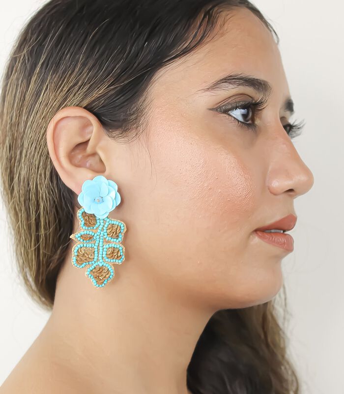 Boucles d'oreilles 'Cha-Cha Turquoise' image number 3