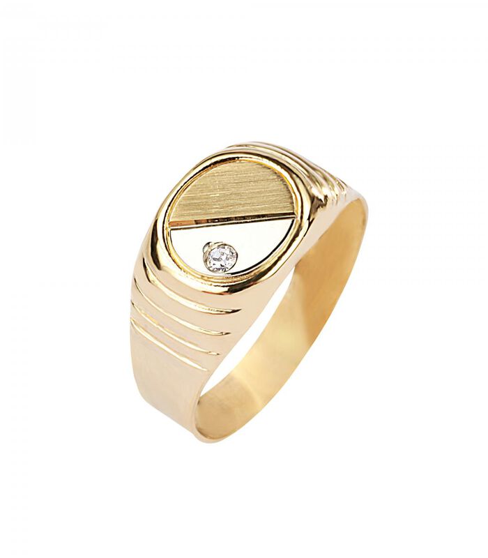B-CLASSIC Ring Geelgoud 750 image number 0