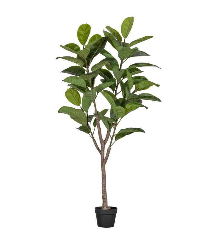 Rubberboom Kunstplant 135 cm - Plastic - Groen - 135x74x55 image number 1