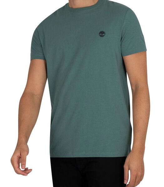 Dun-River Smal T-Shirt Met Ronde Hals