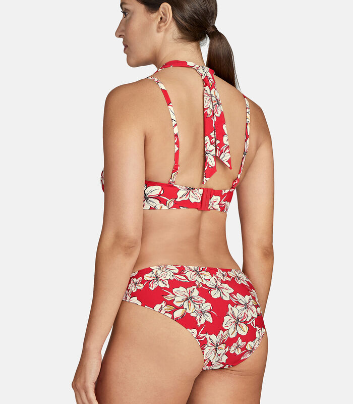 Braziliaans bikinibroekje PARFUMS D’Floral Sanguine Red image number 2
