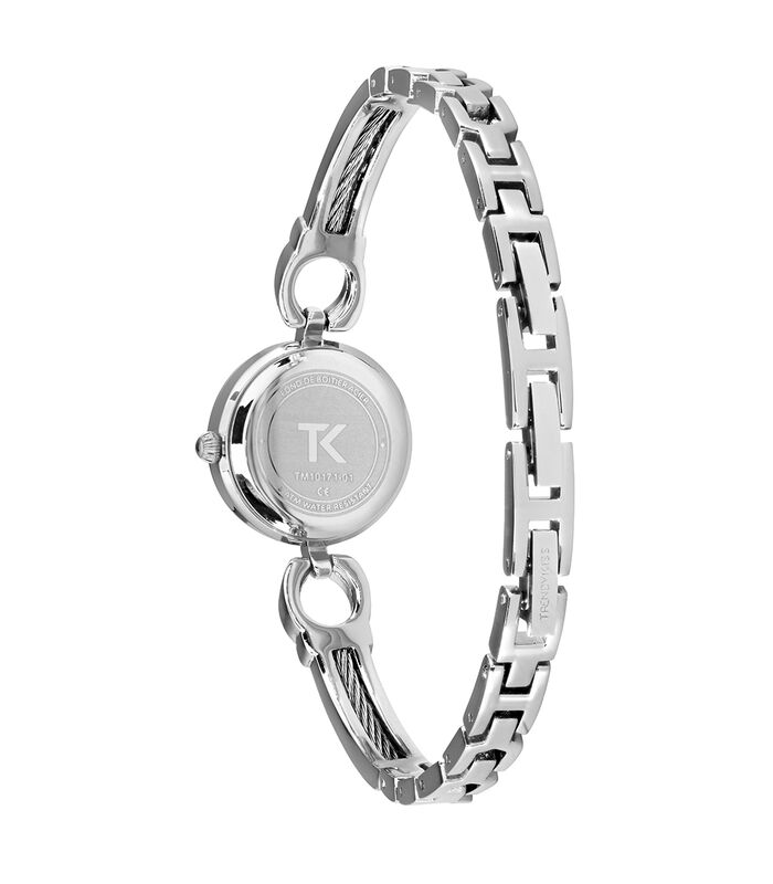 Montre femme analogique - Bracelet semi-rigide avec câble en acier - Reine image number 2