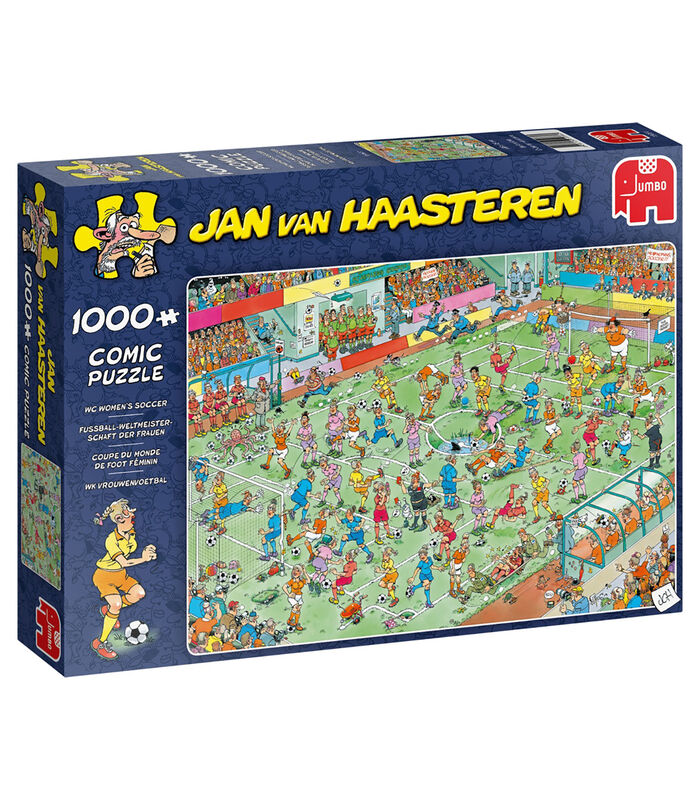 puzzel Jan van Haasteren WK Vrouwenvoetbal - 1000 stukjes image number 2
