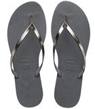 Dames slippers You Metallic image number 0