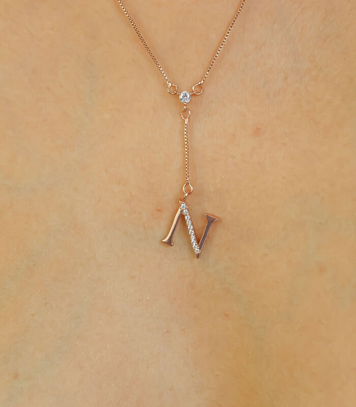 'Initiale Alphabet Lettre N' Ketting image number 1