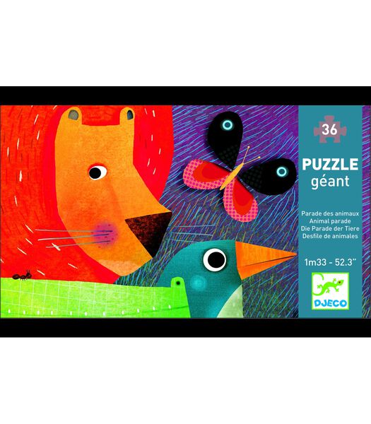 Puzzle de sol Animal Parade (36 pièces)