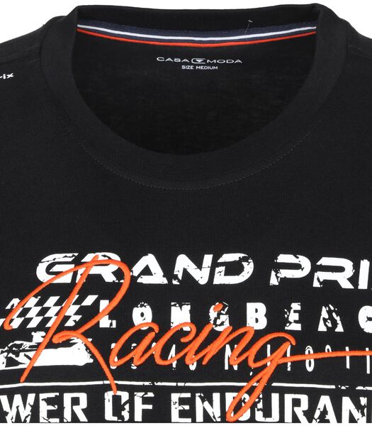 Casa Moda T Shirt Grand Prix Black