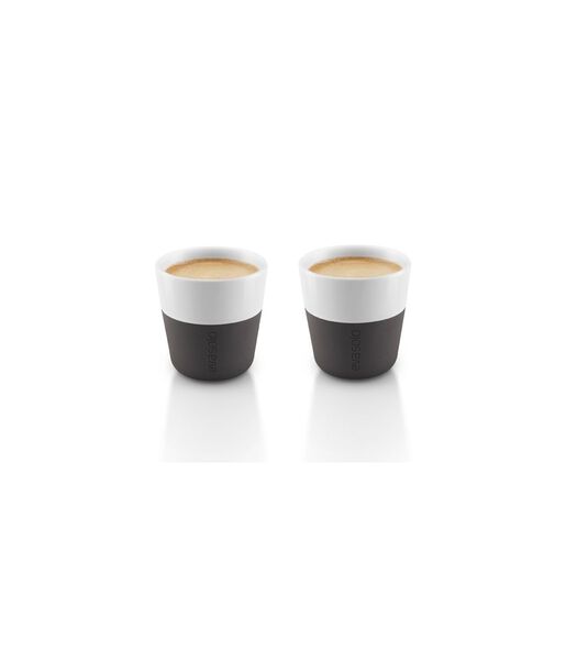 Espresso kopjes Carbon Black 80 ml - 2 Stuks